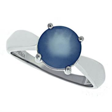 Prima   Blue Chalcedony Ring