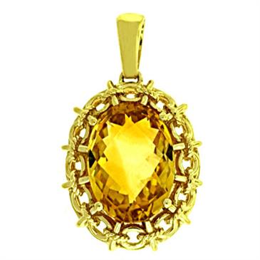 Prima   Citrine Pendant