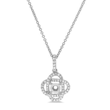 Prima  Diamond Semi Mounts  Pendant