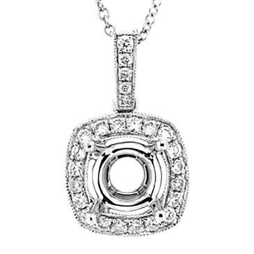 Prima  Diamond Semi Mounts  Pendant