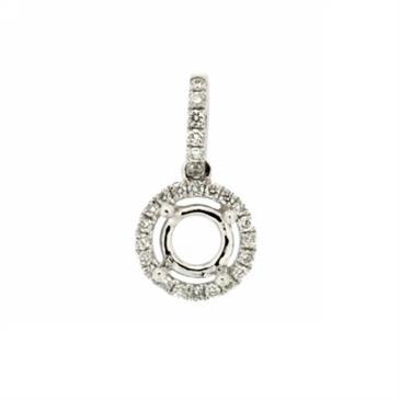 Prima  Diamond Semi Mounts  Pendant