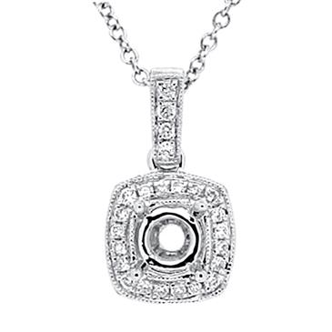 Prima  Diamond Semi Mounts Pendant