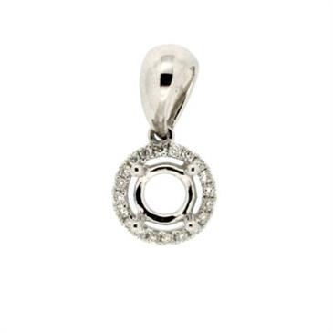 Prima  Diamond Semi Mounts  Pendant