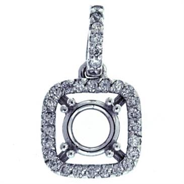 Prima  Diamond Semi Mounts  Pendant