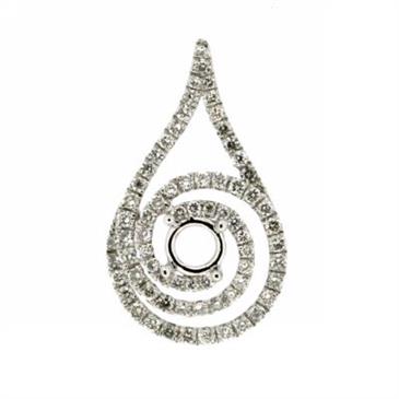 Prima  Diamond Semi Mounts  Pendant