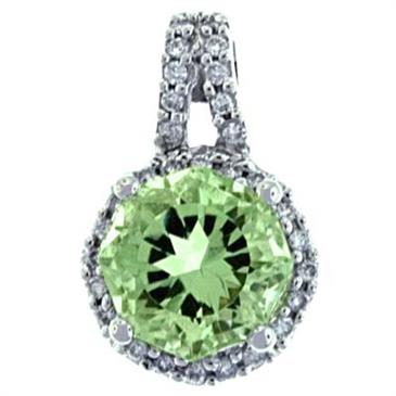 Prima   Green Amethyst Pendant