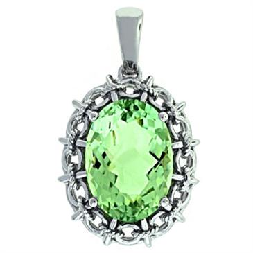 Prima   Green Amethyst Pendant