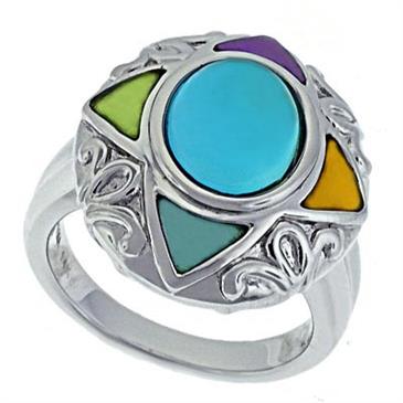 Prima   Multi Color Gem Ring