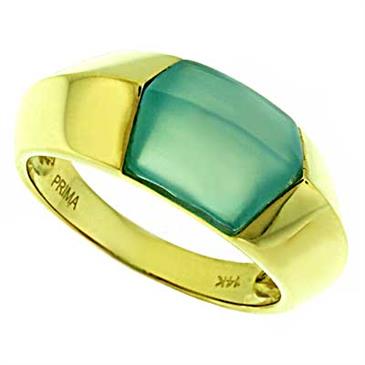 Prima   Sea Chalcedony Ring