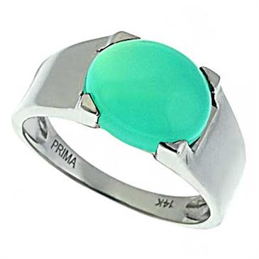 Prima   Sea Chalcedony Ring