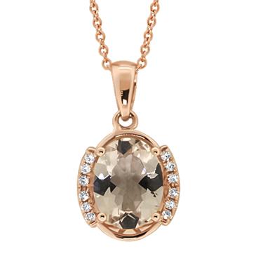 Prima 14k Rose Gold Gemstone Pendant