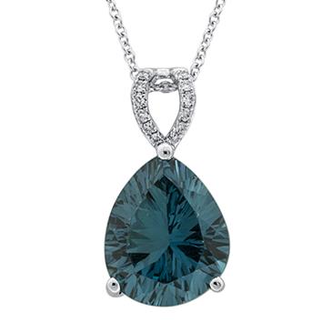 Prima 14k White Gold › Gemstone Pendant