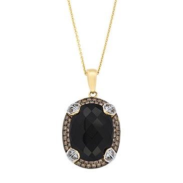 Prima 14k Yellow Gemstone Pendant