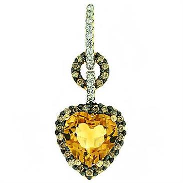 Prima 14k Yellow Gemstone Pendant