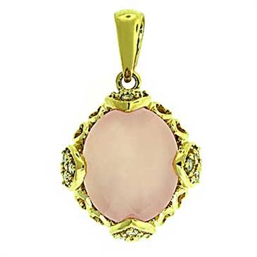 Prima 14k Yellow Gemstone Pendant