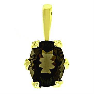 Prima 14k Yellow Gemstone Pendant