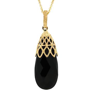 Prima 14k Yellow Gold Gemstone Pendant