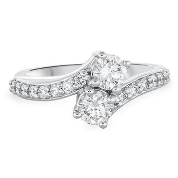 Prima 2 Stone Diamond Ring