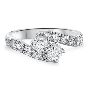 Prima 2 Stone Diamond Ring