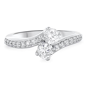 Prima 2 Stone Diamond Ring