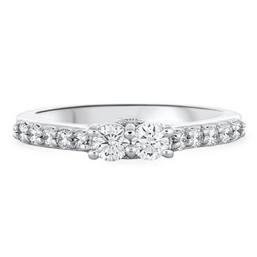 Prima 2 Stone Diamond Ring