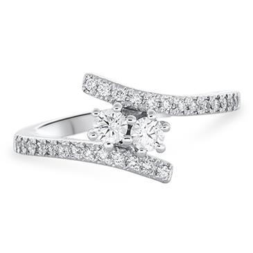 Prima 2 Stone Diamond Ring