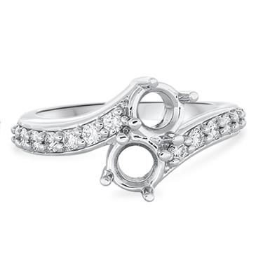 Prima 2 Stone Diamond Ring