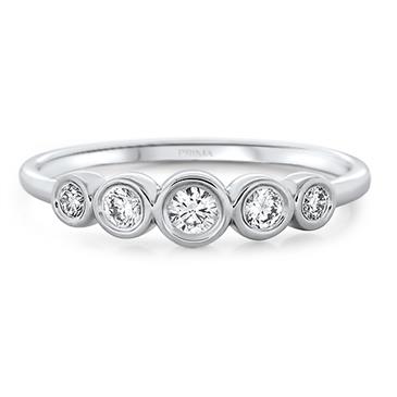 Prima 5 Diamond Bezel Diamond Ring