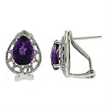 Prima Amethyst Earrings