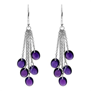 Prima Amethyst Earrings