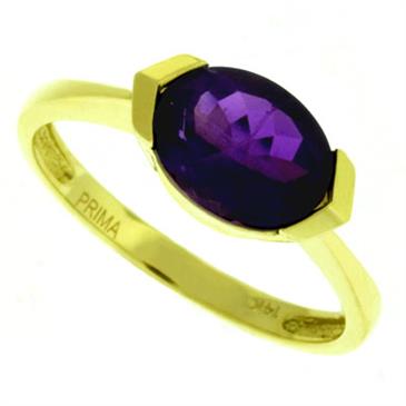 Prima Amethyst Ring