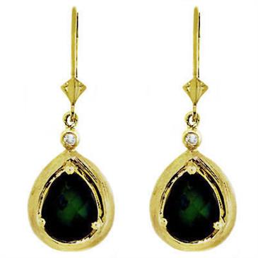 Prima Black Onyx & Diamond Earrings