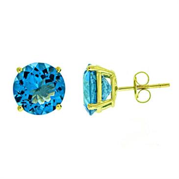 Prima Blue Topaz Earrings