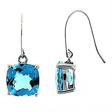 Prima Blue Topaz Earrings