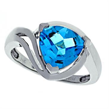 Prima Blue Topaz Ring