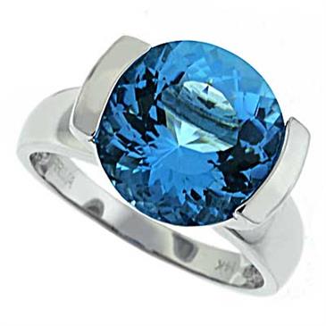 Prima Blue Topaz Ring