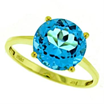 Prima Blue Topaz Ring