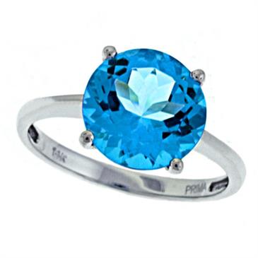 Prima Blue Topaz Ring