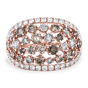 Prima Brown & White Diamond Ring