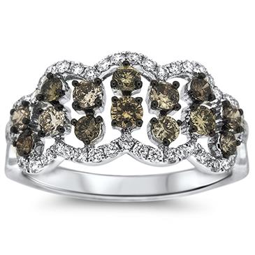 Prima Brown & White Diamond Ring