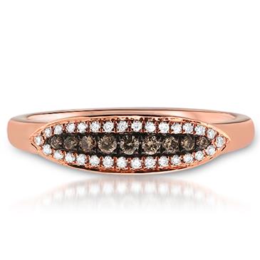 Prima Brown & White Diamond Ring