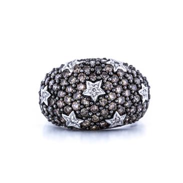 Prima Brown & White Diamond Ring