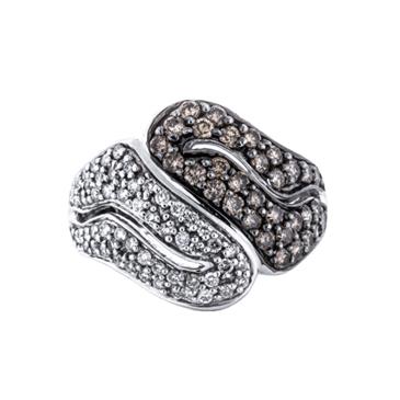 Prima Brown & White Diamond Ring