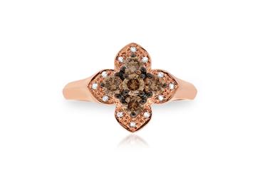 Prima Brown & White Diamond Ring