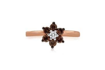 Prima Brown & White Diamond Ring