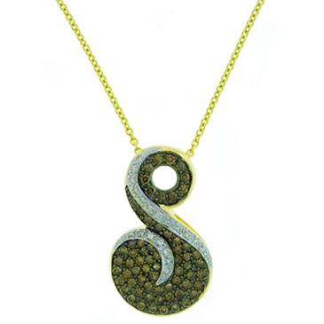 Prima Brown Diamond Pendant