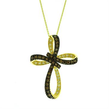 Prima Brown Diamond Pendant