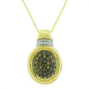 Prima Brown Diamond Pendant