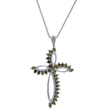 Prima Brown Diamond Pendant