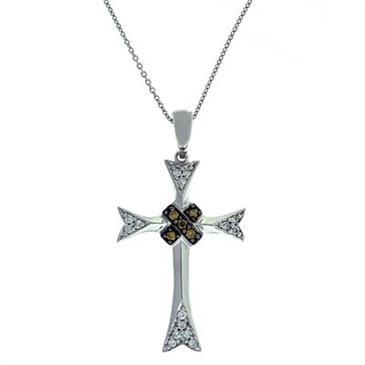 Prima Brown Diamond Pendant